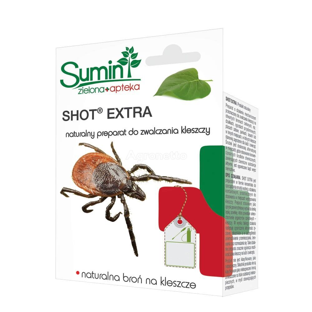 uudet Sumin Shot Extra 50ml Preparat Do Zwalczania Kleszczy hyönteisten torjunta-aine