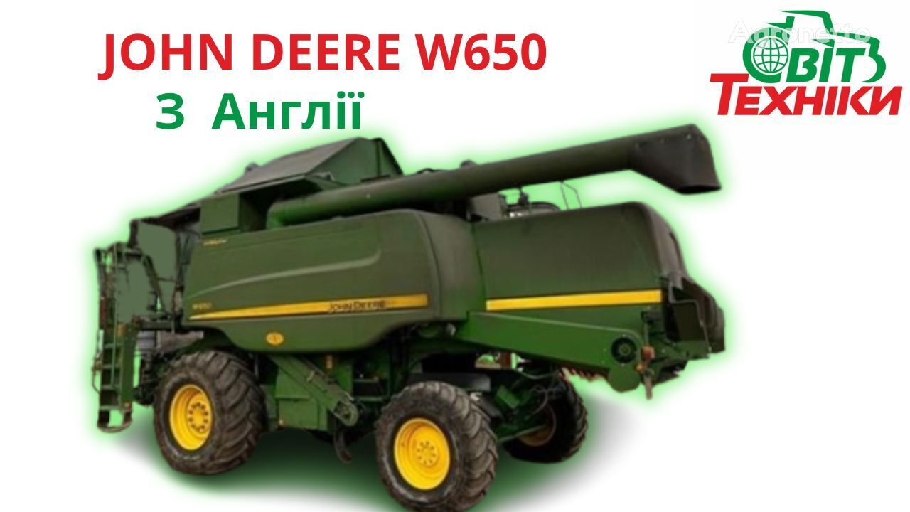 John Deere W650 leikkuupuimuri