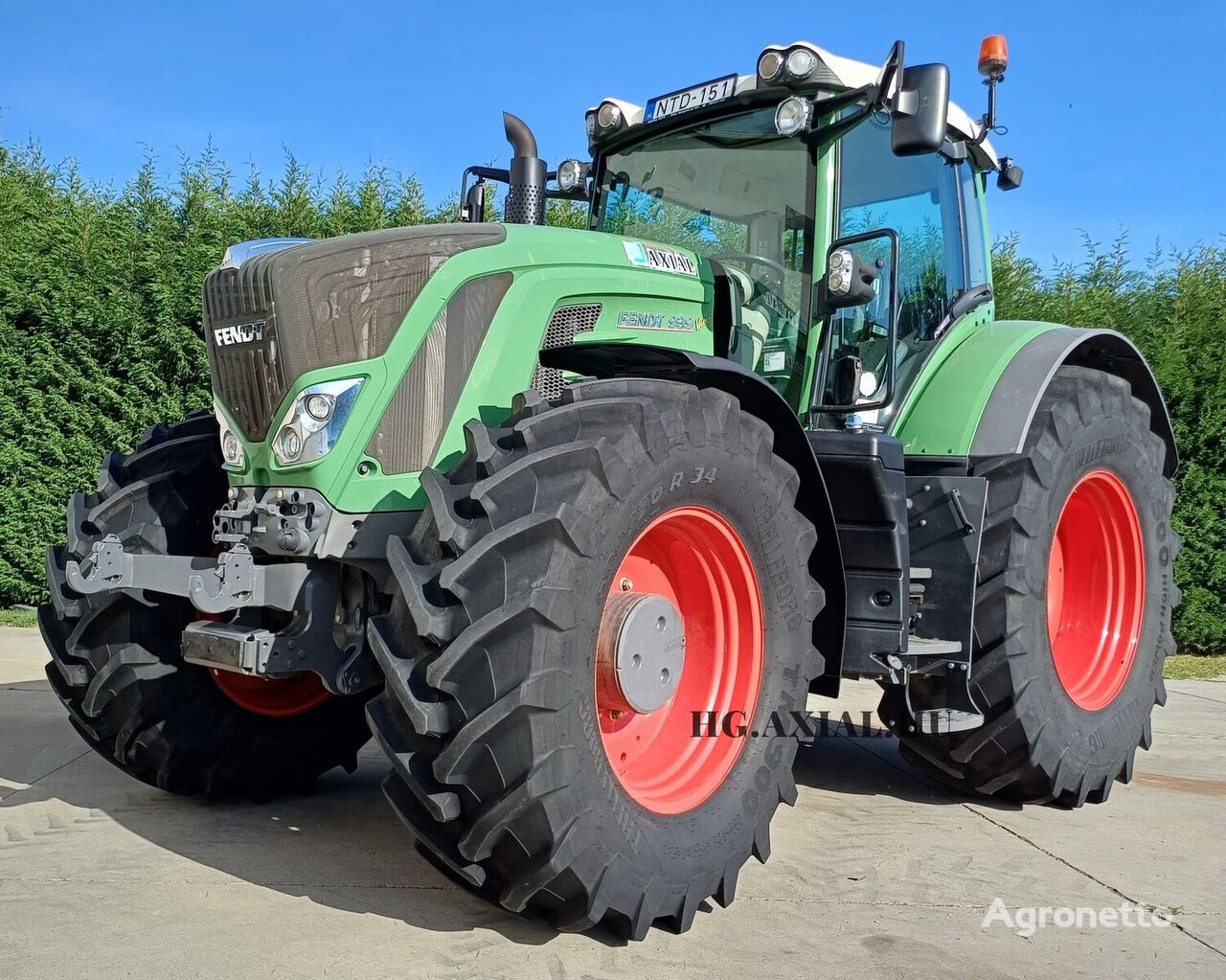 Fendt 939 S4 VARIO Tractor pyörätraktori