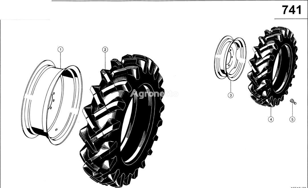 Claas Lexion 600 KOŁO TARCZOWE  0007843882 (Ogumienie) rengas